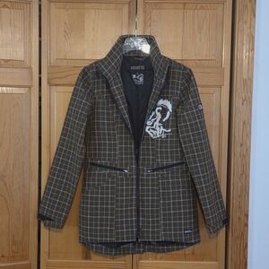 Kerrits Rain Jacket Womens Small Limited Edition Detachable Bib & Hood